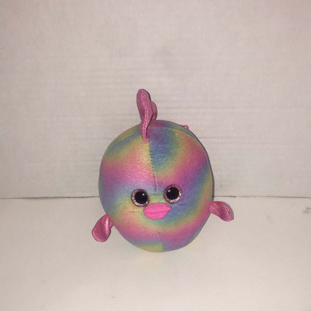 TY pink and blue fish